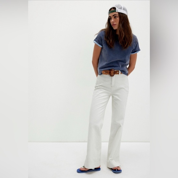 Cerine Relaxed Bootcut NWOT ecru - Picture 1 of 6